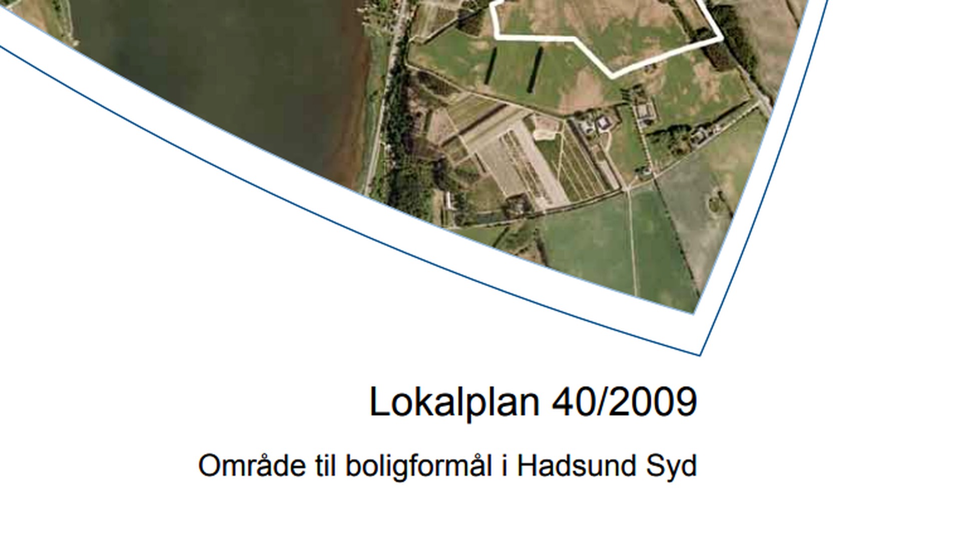 Lokalplan 40/2009 – Fjordpunkt
